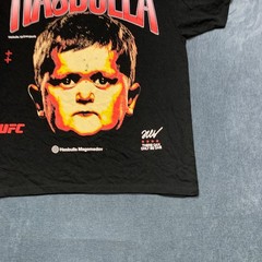 UFC Hasbulla Magomedov T Shirt Mens Large Black Cotton Dark Wash Non Stretch