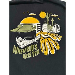 Fasthouse Mens When Rules Were Few Graphic T-Shirt Black Cotton Medium