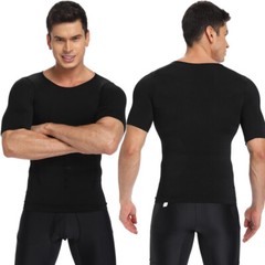 Men’s Compression T-Shirt Body Shaper Slimming Fitness Tank Tops Shapewear Vest