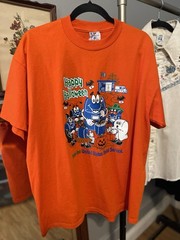 Vintage Hanes Heavyweight 50/50 Orange Halloween USPS Eagle Men’s XL