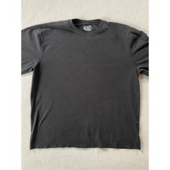 Carhartt Mens Large Long Sleeve T-Shirt Black K231 Loose Fit Arm Logo Spellout