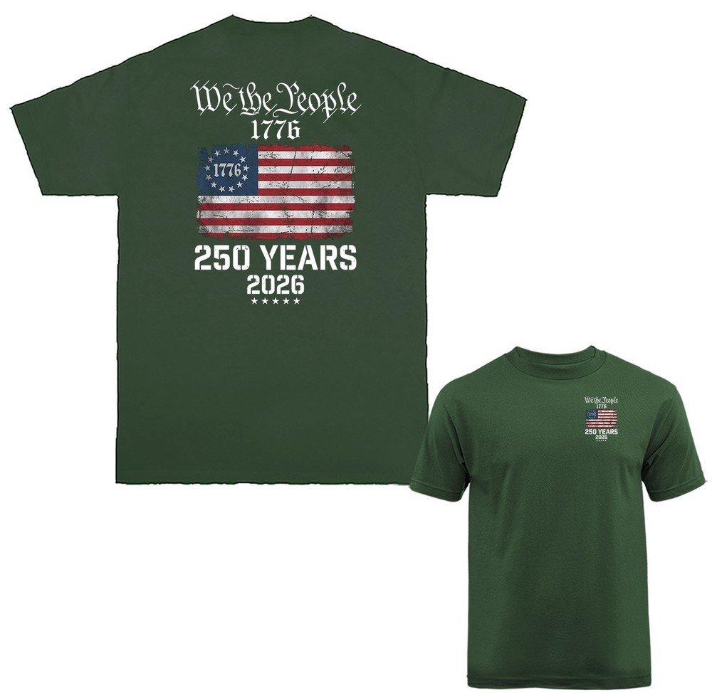 250 Years of American Independence Day US Flag 4th of July Patriotic T-shirt
