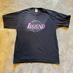Kobe Bryant Legend 1978-2020 Memorial T-Shirt Bayside Made in USA Black Men’s