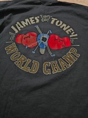 vintage 1991 James Toney “World Champ” tee red, white, &blue graphic Size L