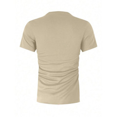 T-Shirt Round Neck Short Sleeve Solid Color Simple & Fashionable Men’s T-Shirt