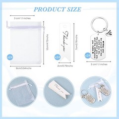 72 Pcs Employee Appreciation Gift Bulk for Coworker Thank You Gifts Keychains…