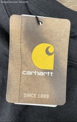 Carhartt Men’s K231 Logo Sleeve Workwear Long Sleeve T-Shirt Black NWT Sz 3XL