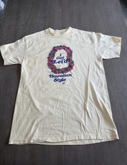 Vintage 70s 80s “I Got Lei’d” Hawaiian T-Shirt Single Stitch Pomaré
