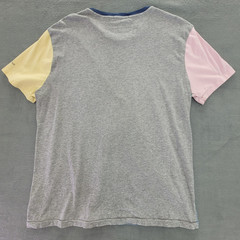 Polo Ralph Lauren T-Shirt Lot of 2 Waldo Stripe Pastel Block -Flaw – Men’s L