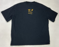 Adidas Bruce Lee Kareem Abdul Jabbar GraphicT-shirt Men XL Black Short Sleeve