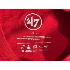 47 Brand Georgia Bulldogs NCAA T-Shirt Mens Large Red Cotton Short Sleeve UGA