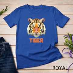 Cool Geometric Bengal Indian Tiger Face Sweatshirt Cat Gift Unisex T-shirt