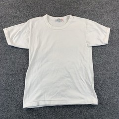 VTG Chrysanthemum Brand Bound Collar White T Shirt Size 36 Sm.