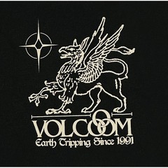 Volcom Mens Large Black Colorful Earth Tripping Succulent Graphic Shirt 2024 NWT