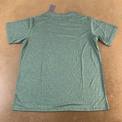 AKAWOOKO Men’s Size Large Green Heather Short Sleeve Crew Neck Athletic Tee NWT