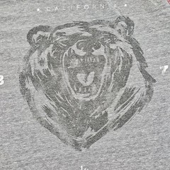 Levi’s & Strauss California Bear Gray Short Sleeve Tri-Blend T-Shirt Men’s M