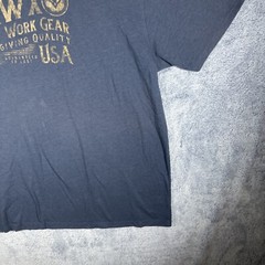 Hawx Men’s Blue Short Sleeve Work Gear USA Size 2XL Everyday Casual Cotton Blend