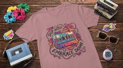 Sass & Past Retro 90s Soundtrack T-Shirt | Skip Intro Embrace Drama Graphic Tee