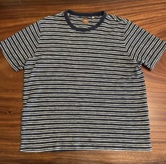 Common People T-Shirt Men’s XL Navy Striped NWT Short Sleeve Super Soft Crew