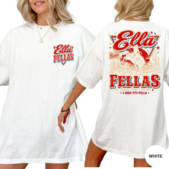 Ella Fella Club Vintage Western Cowboy Retro Graphic T-Shirt