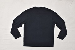 Perry Ellis Shirt Mens XL Black Long Sleeve Crew Neck Principles Tee New