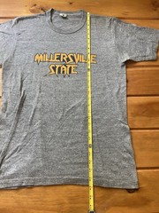 VTG Millersville State Tshirt Size XL Gray Short Sleeve Graphic Tee.