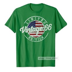 Born in 1965 Birthday 60 Years Old T-Shirt USA Flag 60th Bday Tee Gifts American