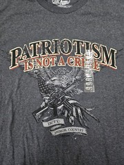 7.62 Design Military Apparel Mens Short Sleeve Patriot Graphic Tee T-Shirt LG