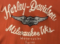 Harley Davidson Long Sleeve Ringer T-Shirt – Milwaukee 2XL