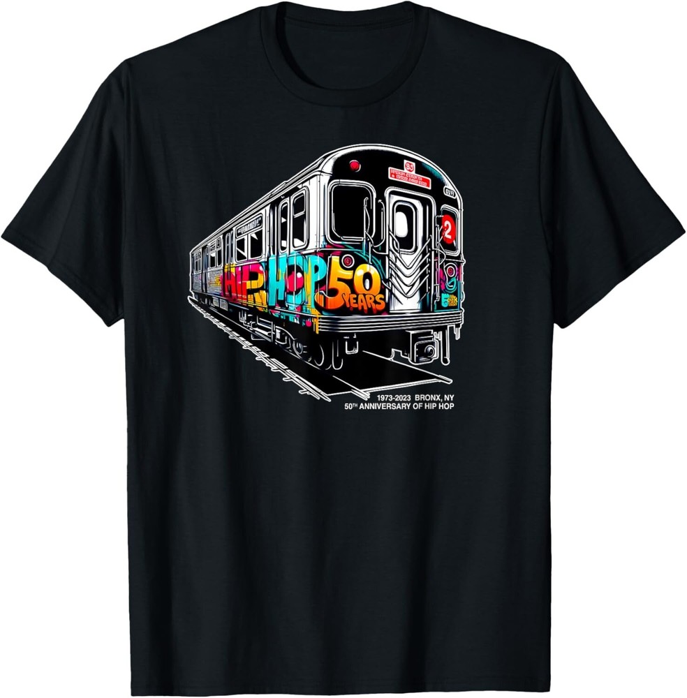 50 Years of Hip-Hop Bronx Subway Graffiti 50th Anniversary Gift Unisex T-Shirt
