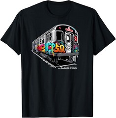 50 Years of Hip-Hop Bronx Subway Graffiti 50th Anniversary Gift Unisex T-Shirt