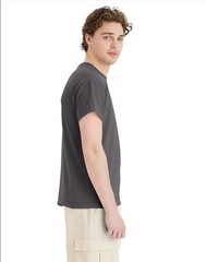 Hanes 5170 5XL EcoSmart Crewneck Short Sleeve Tee Pit to Pit 31″ Smoke Gray