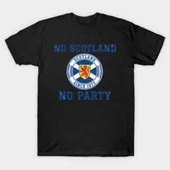 No Scotland No Party World Cup 2026 T-Shirt Tartan Army Soccer Football Fan Tee
