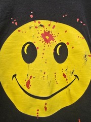 Headshot Smiley Face Breakthrough T-shirt M Gildan