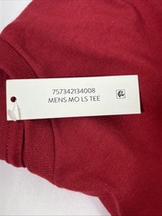 Mossy Oak Jersey Knit American Logo Long Sleeve T-shirt Crewneck Mens XL RED
