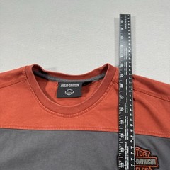 Harley Davidson Orange Men’s Long Sleeve Shirt XL