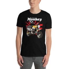 Monkey Bike (yellow) Rising Sun UNISEX Short Sleeve T-Shirt