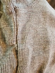 Goodthreads Long-Sleeve Waffle Henley Shirt in Gray Size M