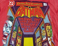 Mens DC Comics Originals Super Hero Detective Batman Comics T Shirt Size XS M L