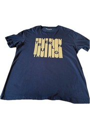 True Religion Men’s Tee Shirt Metallic Front Design Size XL 100% Cotton New/Tags