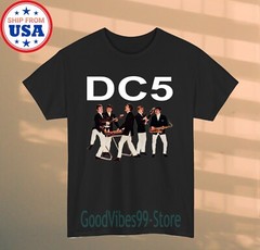The Dave Clark Five Men’s Black T-shirt Size S-5XL