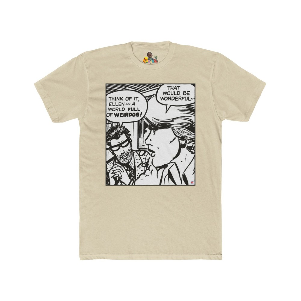 Roy Lichtenstein Graphic Cotton Tee, World full of Weirdos T-Shirt