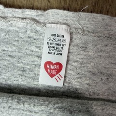 Human Made Shirt Mens XL Gray Heart Logo Graphic Tee Streetwear Japan Cotton
