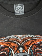 Grizzly Bear Colorful Artsy T-Shirt Small Black Short Sleeve Animal Wildlife