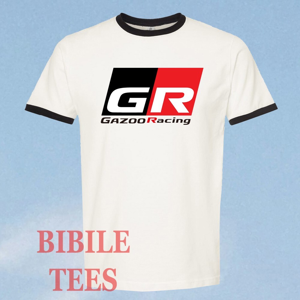 GR Gazoo Racing Men’s Ringer Black Size S to 3XL