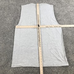 Vintage Russell Athletic Shirt Mens Large Heather Gray Sleeveless Muscle Tank