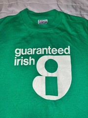 Guaranteed Irish Shirt Vintage Single Stitch Medium FITS SMALLER