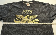 Avirex Classics Golden Eagle Tee 1975 AOP Streetwear Hip Hop Men’s Sz XL T Shirt