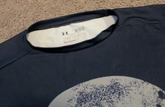 Under Armour X Marvel Punisher Skull Logo Navy Blue Compression T-Shirt Men’s XL