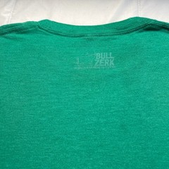 Bullzerk Dallas Hockey T Shirt Mens Large Green Graphic Goalie Mask Tee
